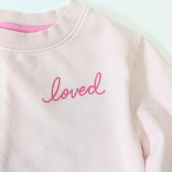 Cat & Jack Long Sleeve 'Heart/Loved' Top Bundle - Picture 14 of 16